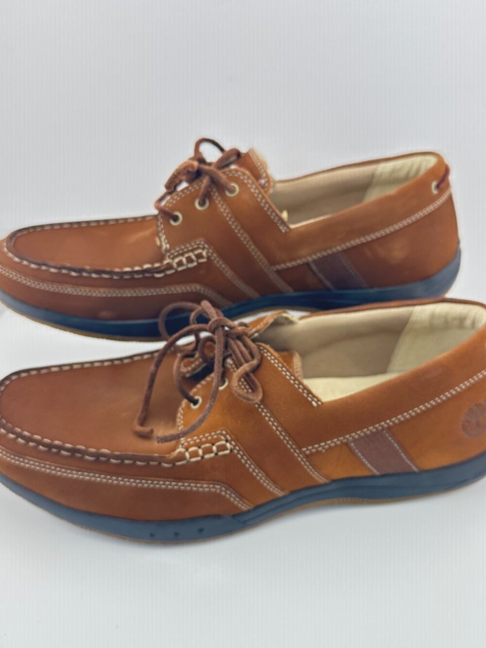 TIMBERLAND EARTHKEEPERS CUPSOLE BROWN SUEDE LEATHER MEN'S MOCCASIN SIZE 13 W - Picture 3 of 12